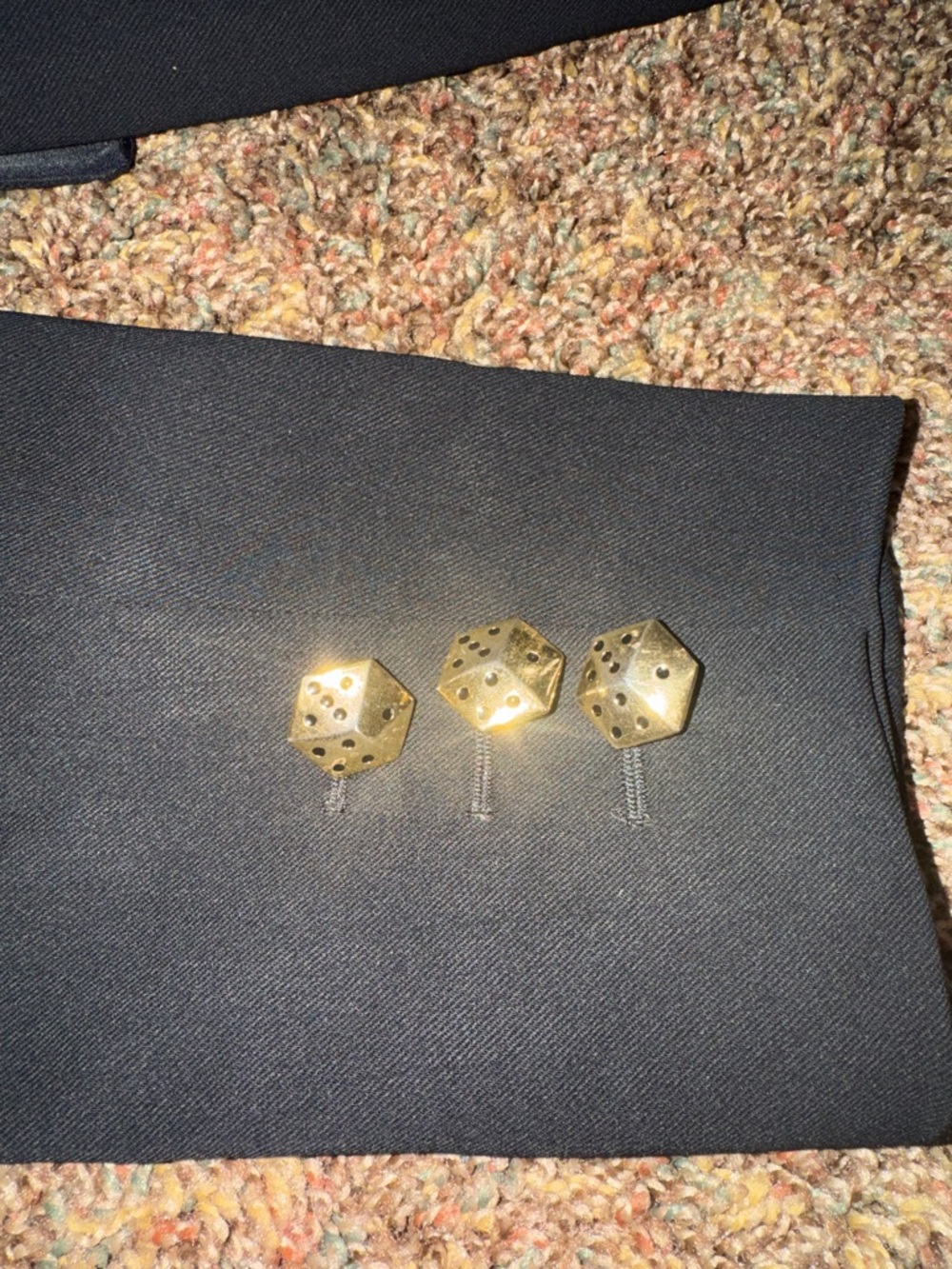 Escada VINTAGE Black Tailored Jacket with SHINY Gold DICE Buttons 36 - Picture 4 of 4
